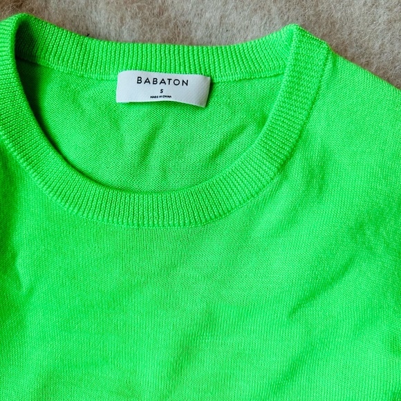 Aritzia Sweaters - Aritzia neon green knit